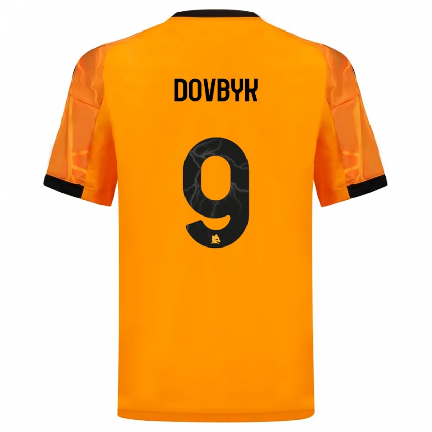 גברים ארטם דובביק #9 כתום שחור הרחק ג'רזי 2025/26 חולצה קצרה