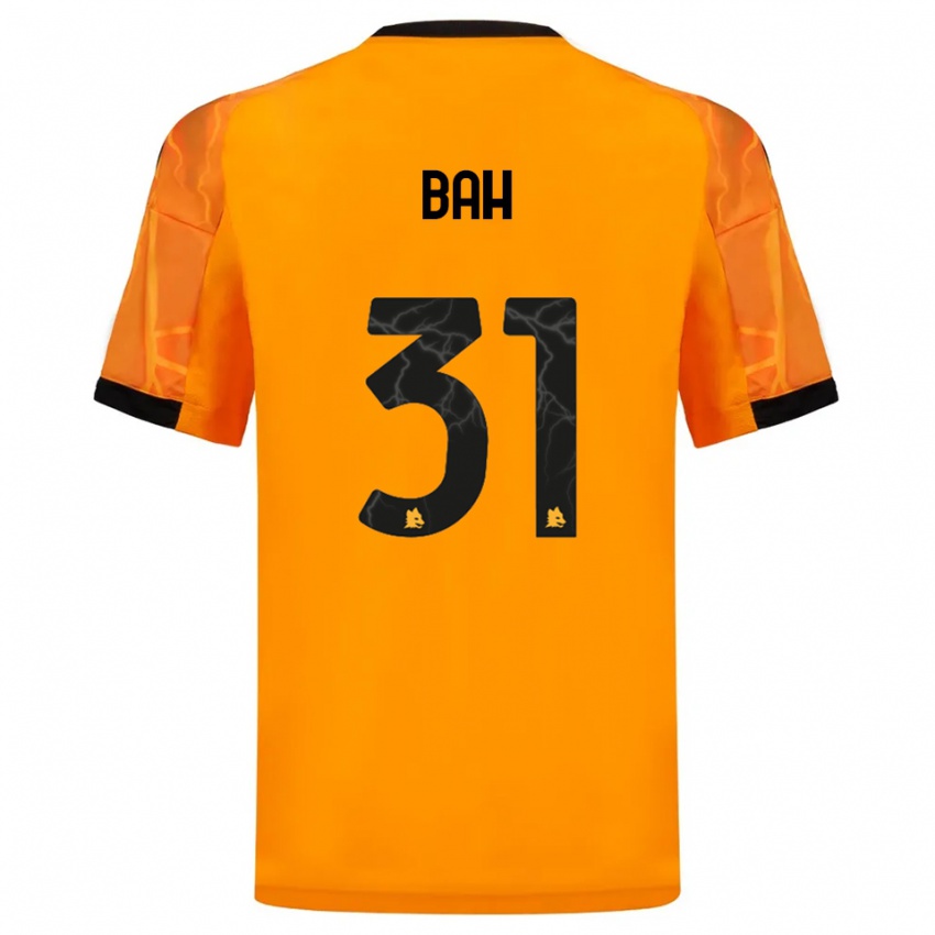 גברים מוחמד בה #31 כתום שחור הרחק ג'רזי 2025/26 חולצה קצרה