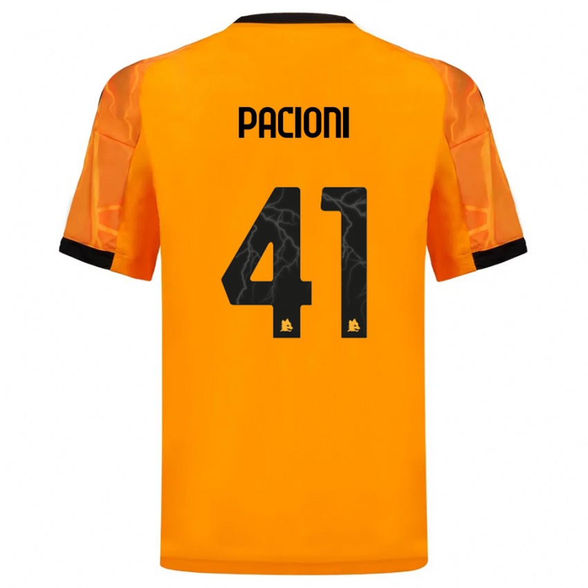 גברים Eleonora Pacioni #41 כתום שחור הרחק ג'רזי 2025/26 חולצה קצרה