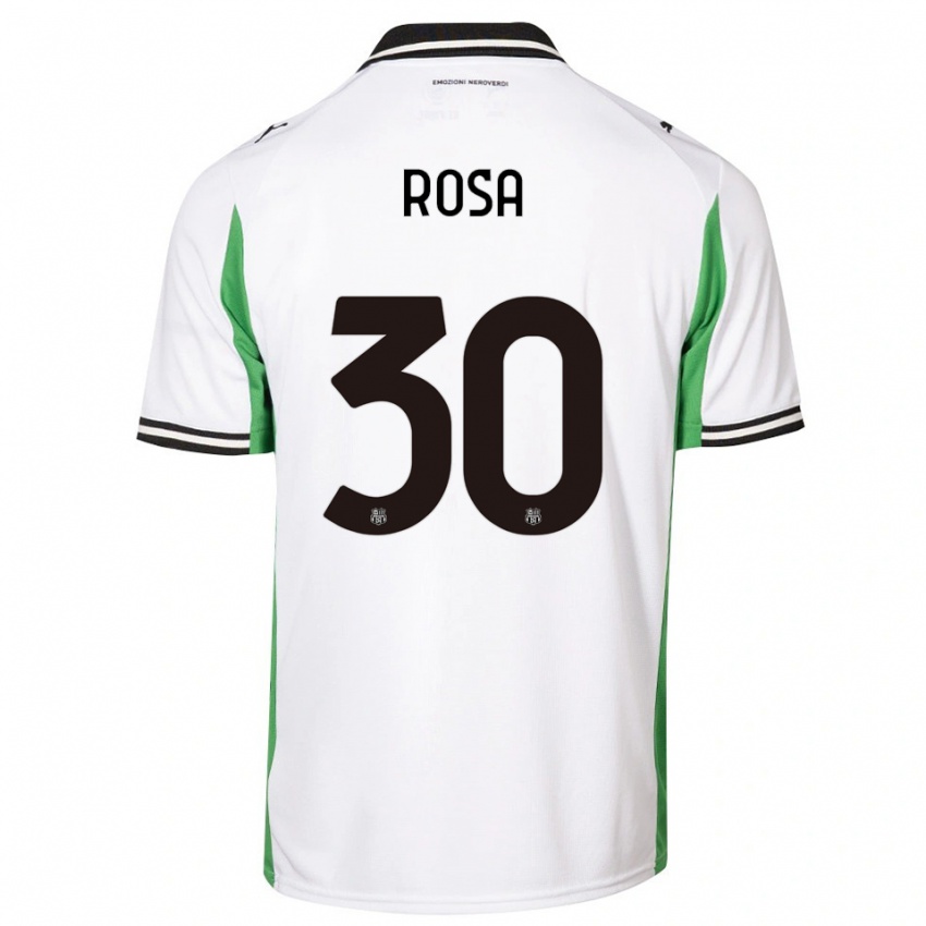 גברים Enrico Rosa #30 לבן ירוק שחור הרחק ג'רזי 2025/26 חולצה קצרה