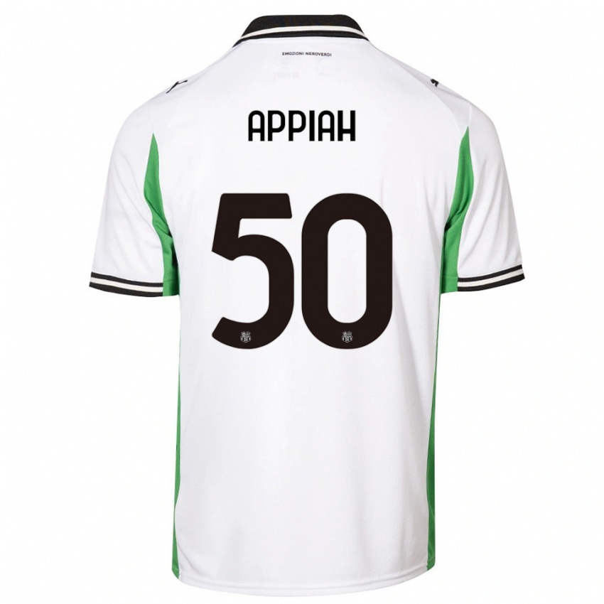 גברים לורנזו אפייה #50 לבן ירוק שחור הרחק ג'רזי 2025/26 חולצה קצרה