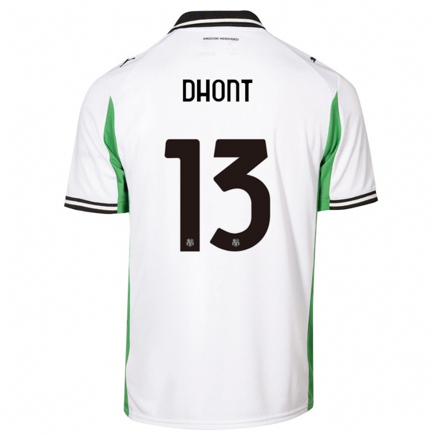 גברים אלנה דונט #13 לבן ירוק שחור הרחק ג'רזי 2025/26 חולצה קצרה