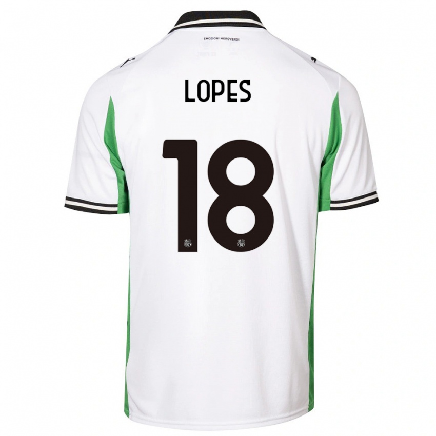 גברים אמריק לופס #18 לבן ירוק שחור הרחק ג'רזי 2025/26 חולצה קצרה