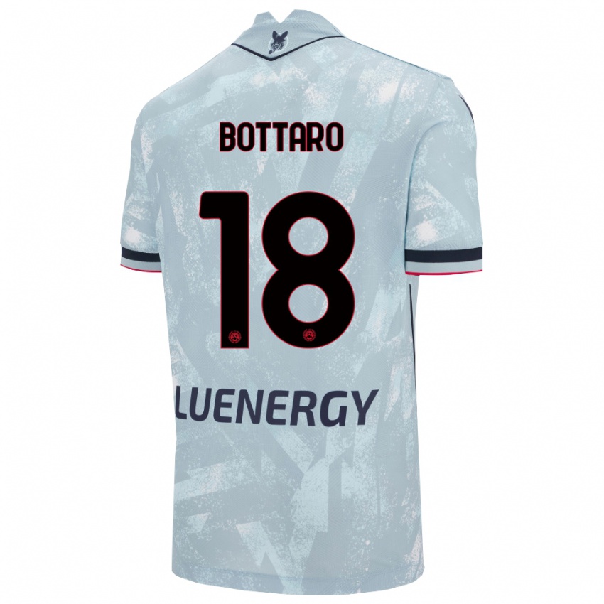 גברים Leonardo Bottaro #18 תכלת שחור הרחק ג'רזי 2025/26 חולצה קצרה