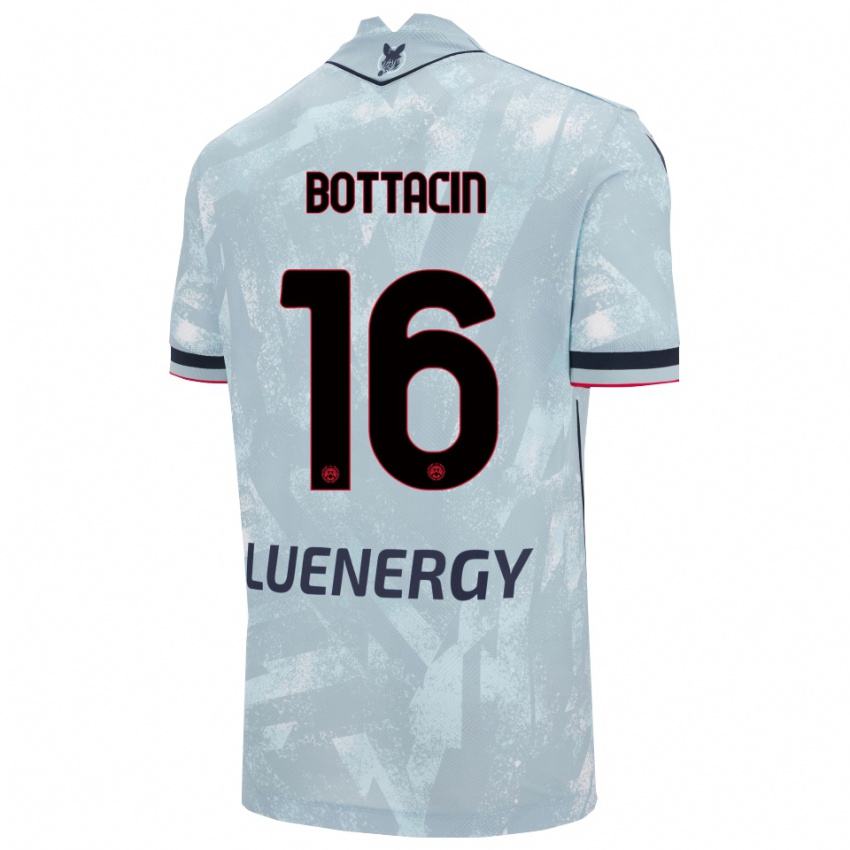 גברים Enrico Bottacin #16 תכלת שחור הרחק ג'רזי 2025/26 חולצה קצרה