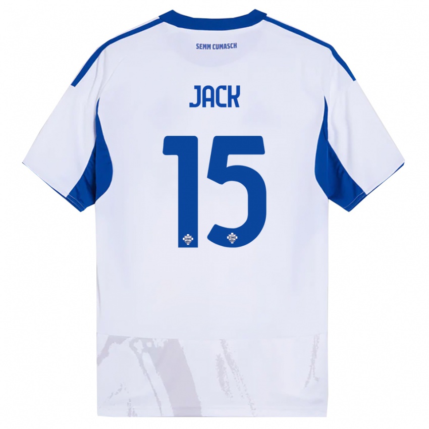 גברים Fellipe Jack #15 לבן כחול הרחק ג'רזי 2025/26 חולצה קצרה