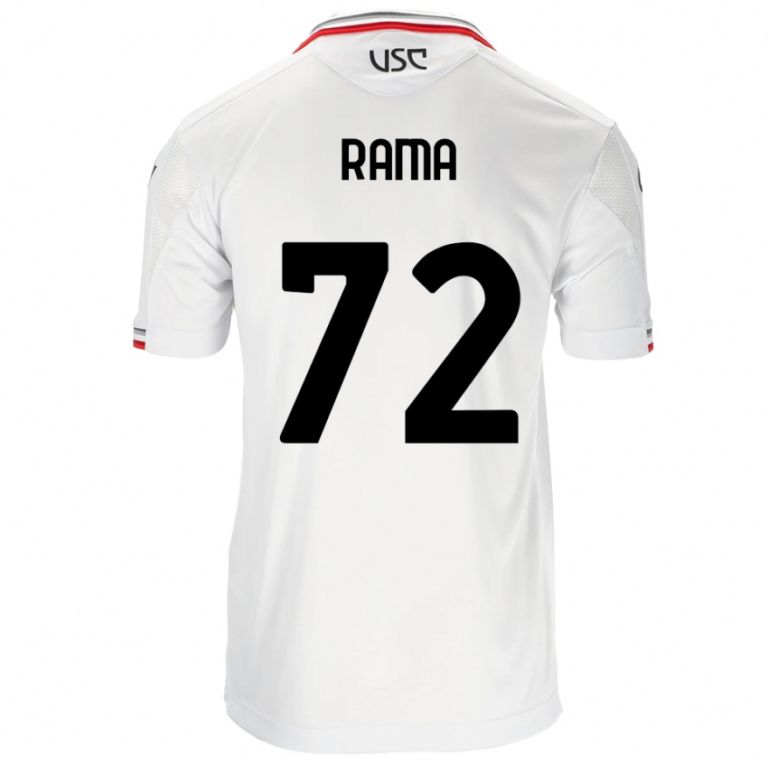 גברים Alex Rama #72 לבן אדום הרחק ג'רזי 2025/26 חולצה קצרה