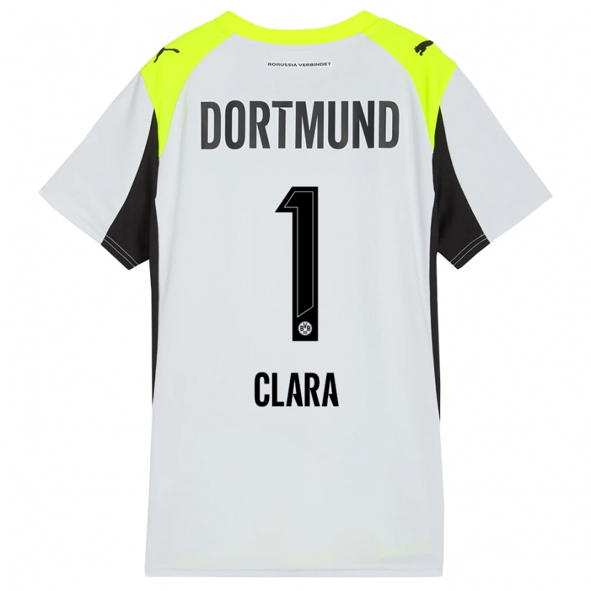 גברים קלרה וולטרינג #1 צהוב פלואורסצנטי הרחק ג'רזי 2025/26 חולצה קצרה