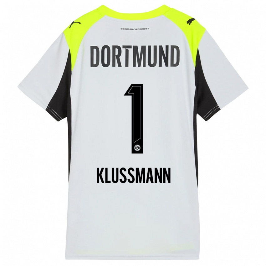 גברים לאון קלוסמן #1 צהוב פלואורסצנטי הרחק ג'רזי 2025/26 חולצה קצרה