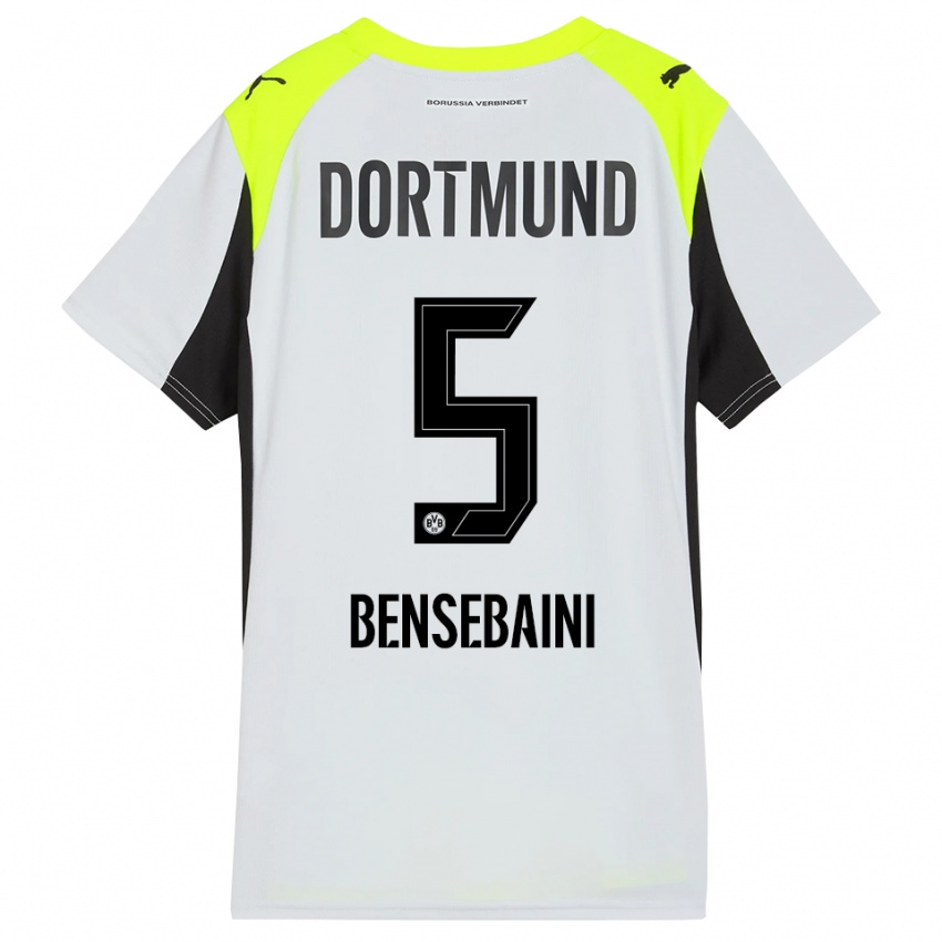 גברים רמי בנסבאיני #5 צהוב פלואורסצנטי הרחק ג'רזי 2025/26 חולצה קצרה