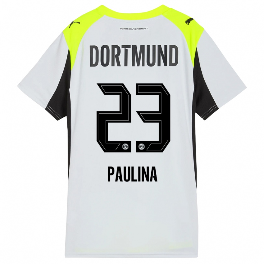 גברים ג׳ורדי פוליינה #23 צהוב פלואורסצנטי הרחק ג'רזי 2025/26 חולצה קצרה