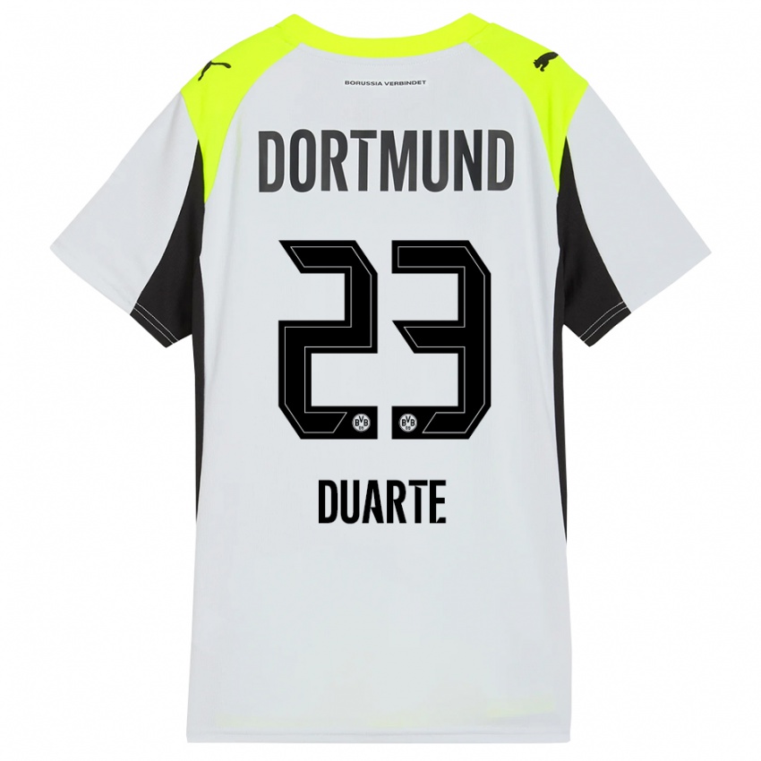 גברים אנזו דווארטה #23 צהוב פלואורסצנטי הרחק ג'רזי 2025/26 חולצה קצרה