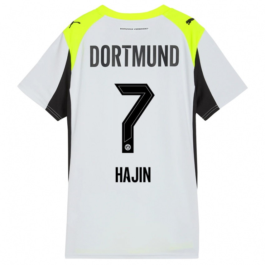 גברים So Hajin #7 צהוב פלואורסצנטי הרחק ג'רזי 2025/26 חולצה קצרה