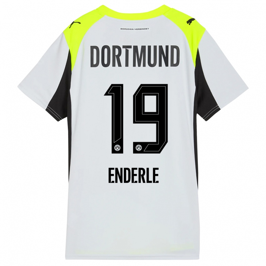 גברים אניקה אנדרלה #19 צהוב פלואורסצנטי הרחק ג'רזי 2025/26 חולצה קצרה