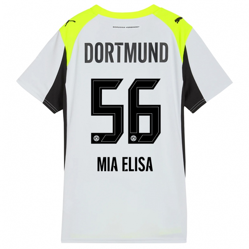 גברים בומנוטר מיה אליסה #56 צהוב פלואורסצנטי הרחק ג'רזי 2025/26 חולצה קצרה