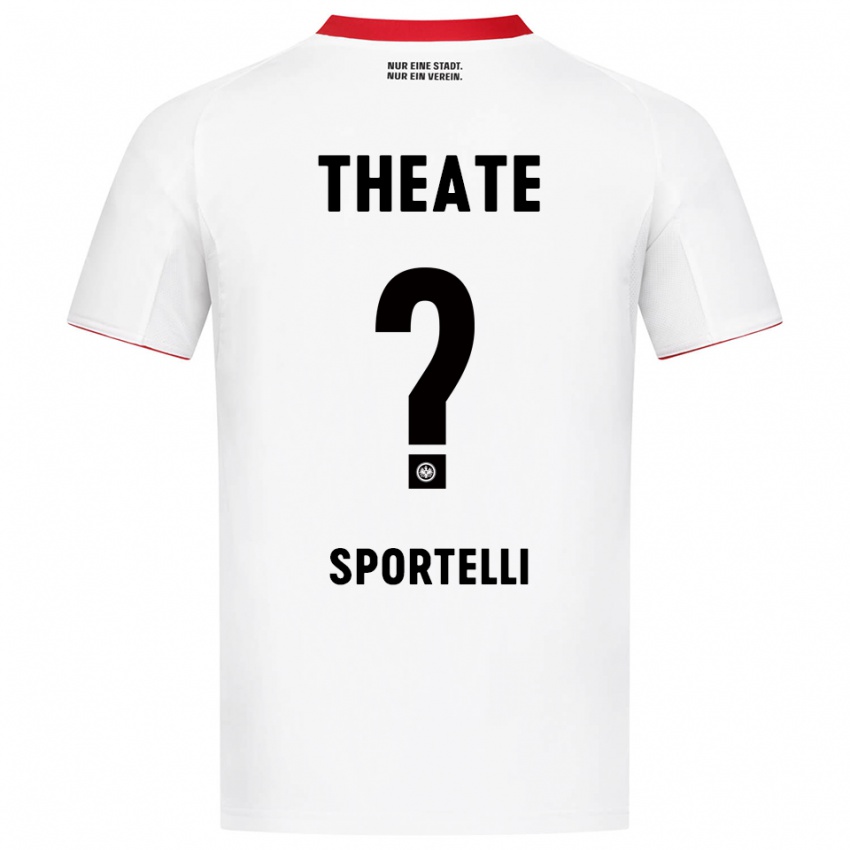 גברים Flavio Sportelli #0 לבן אדום הרחק ג'רזי 2025/26 חולצה קצרה