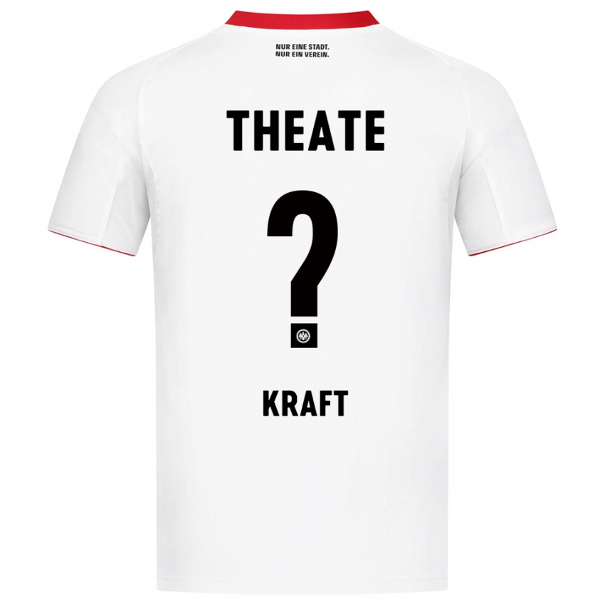 גברים Nico Kraft #0 לבן אדום הרחק ג'רזי 2025/26 חולצה קצרה