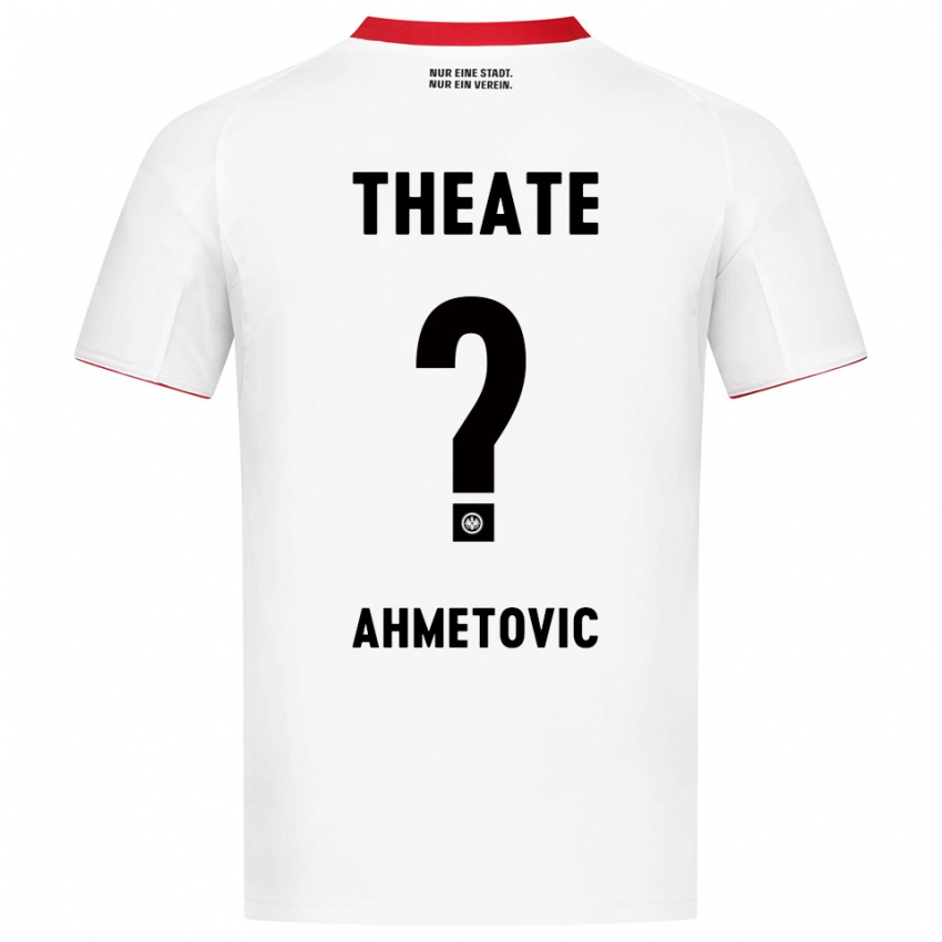 גברים Marco Ahmetovic #0 לבן אדום הרחק ג'רזי 2025/26 חולצה קצרה