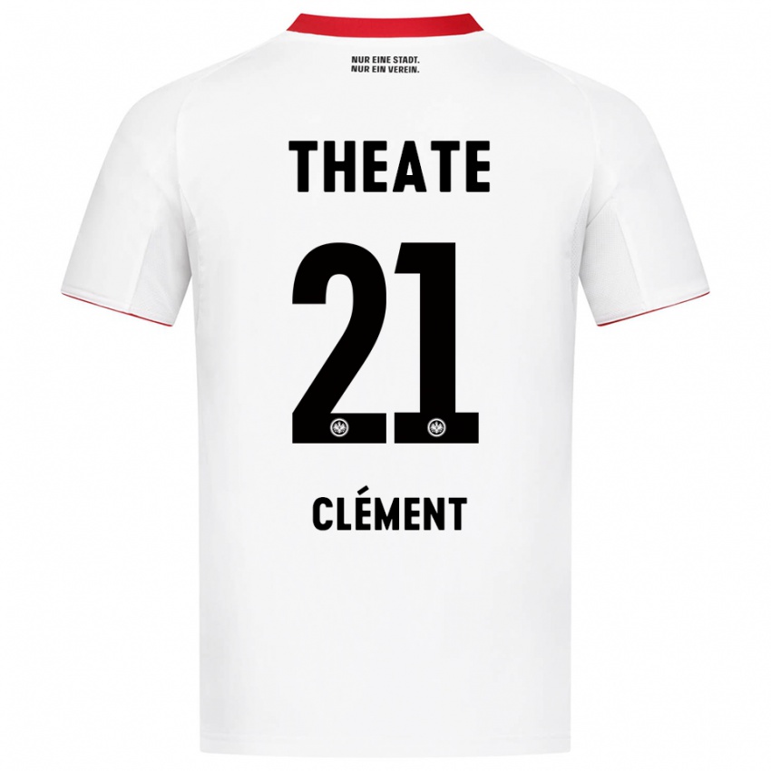 גברים Noah Clément #21 לבן אדום הרחק ג'רזי 2025/26 חולצה קצרה
