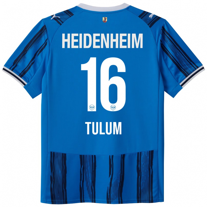 גברים Melih Tulum #16 כחול נייבי הרחק ג'רזי 2025/26 חולצה קצרה