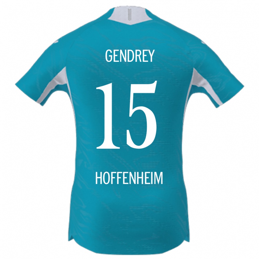 גברים Valentin Gendrey #15 תכלת הרחק ג'רזי 2025/26 חולצה קצרה