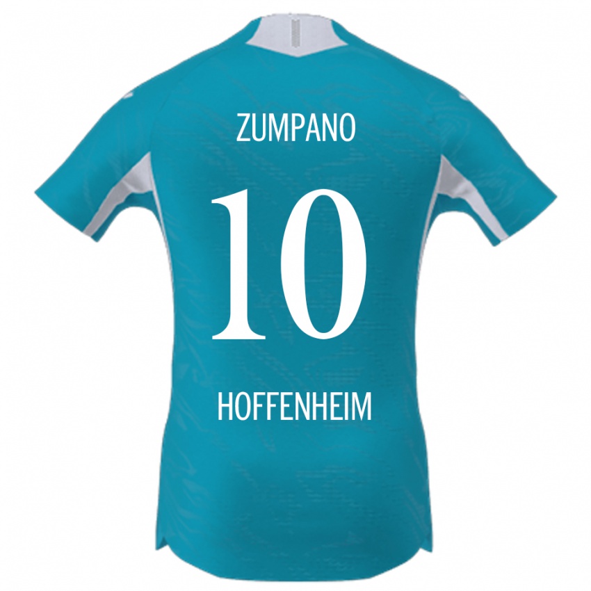 גברים Nevio Zumpano #10 תכלת הרחק ג'רזי 2025/26 חולצה קצרה