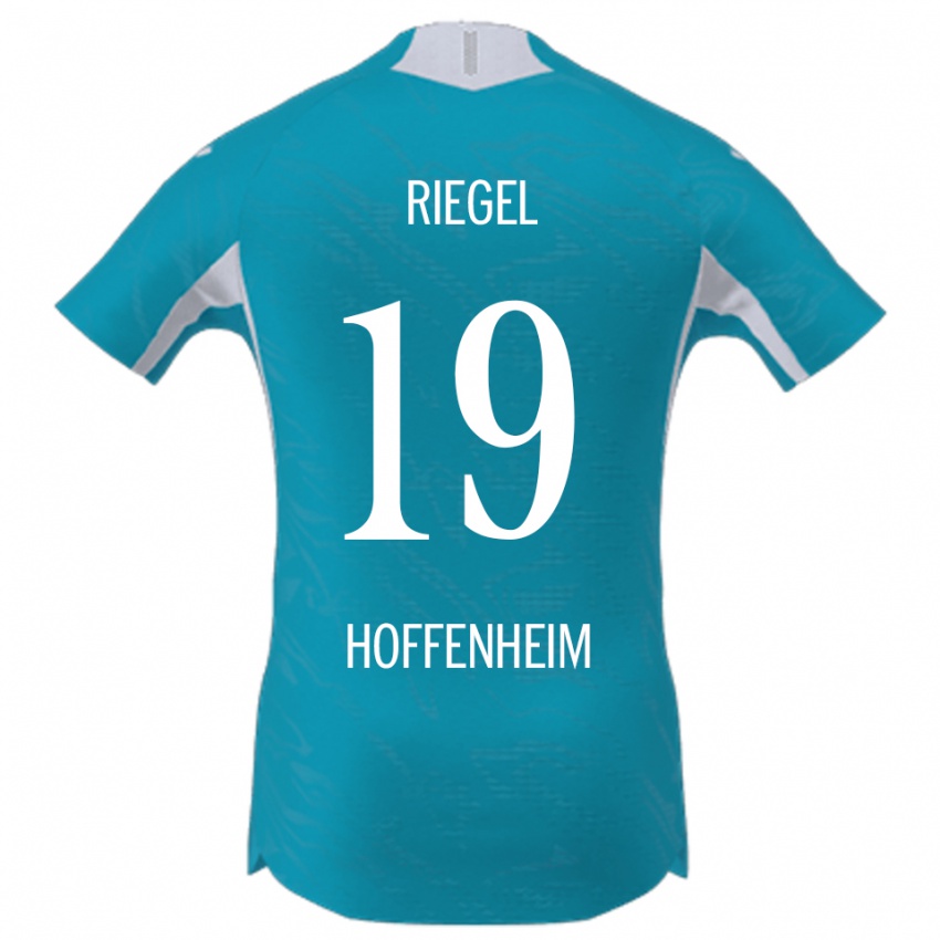 גברים Adrian Riegel #19 תכלת הרחק ג'רזי 2025/26 חולצה קצרה