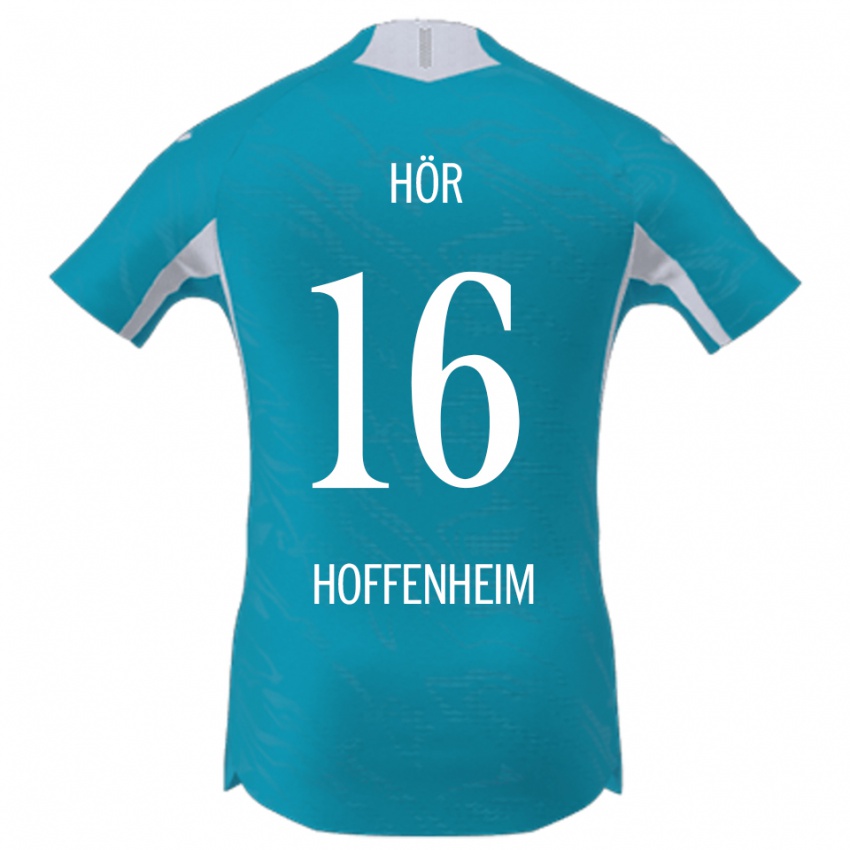 גברים Yannis Hör #16 תכלת הרחק ג'רזי 2025/26 חולצה קצרה