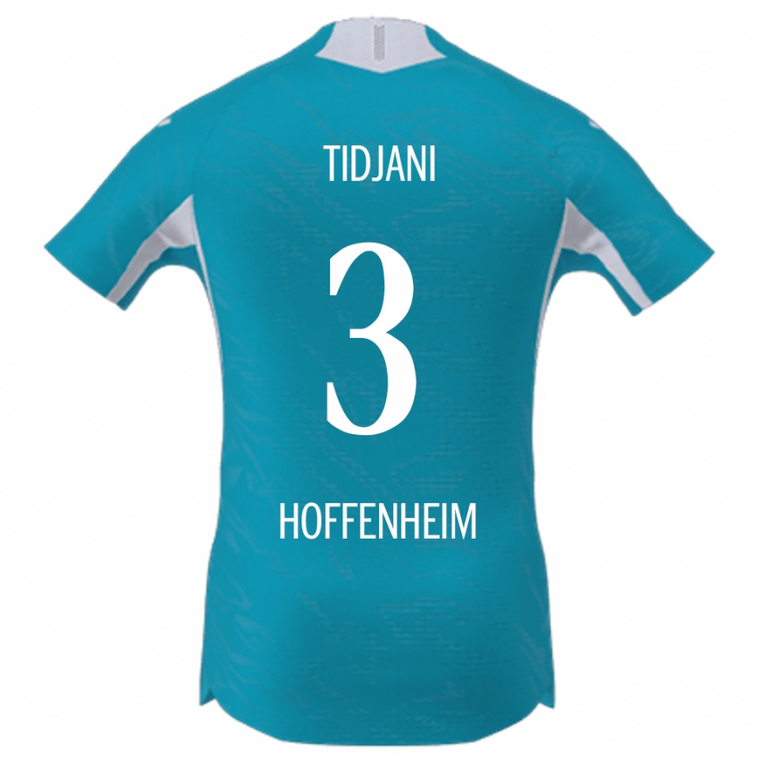 גברים Nouh Tidjani #3 תכלת הרחק ג'רזי 2025/26 חולצה קצרה