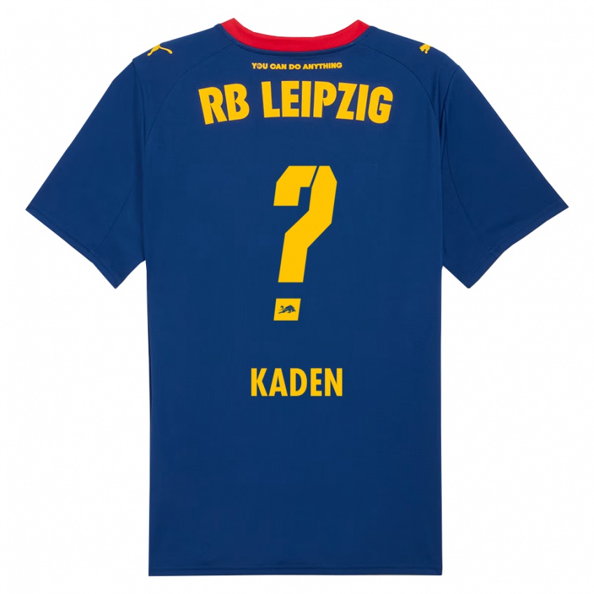 גברים Florian Kaden #0 נייבי אדום הרחק ג'רזי 2025/26 חולצה קצרה