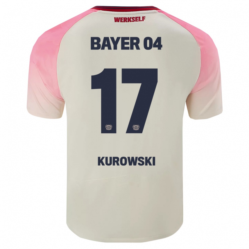 גברים Julien Kurowski #17 ורוד אוף וויט הרחק ג'רזי 2025/26 חולצה קצרה