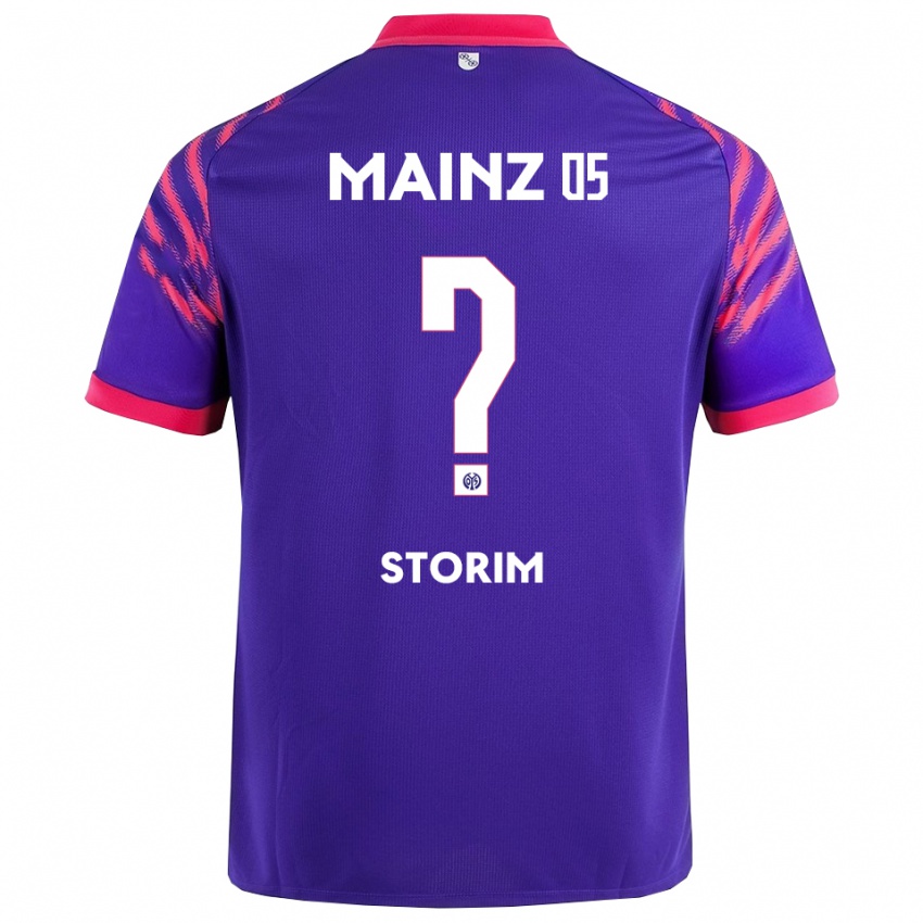 גברים Max Storim #0 נייבי ורוד הרחק ג'רזי 2025/26 חולצה קצרה