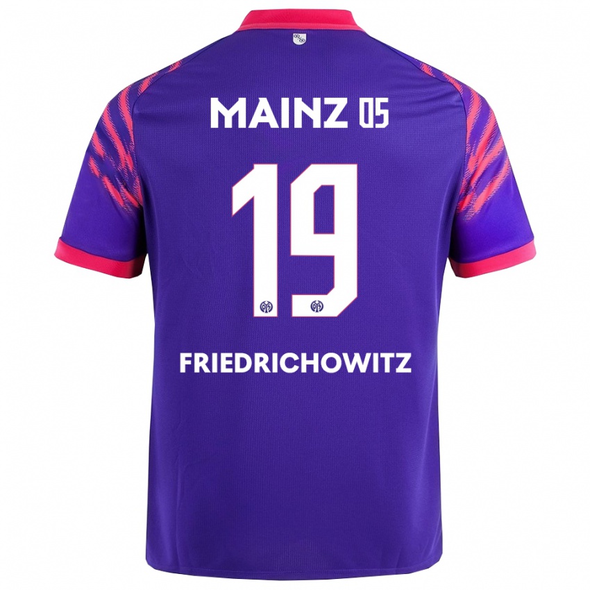 גברים Anna Friedrichowitz #19 נייבי ורוד הרחק ג'רזי 2025/26 חולצה קצרה