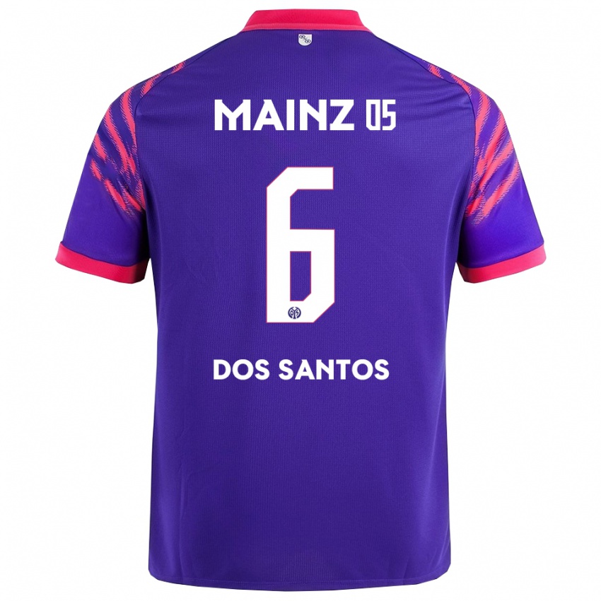 גברים Alexandre Tavares Dos Santos #6 נייבי ורוד הרחק ג'רזי 2025/26 חולצה קצרה