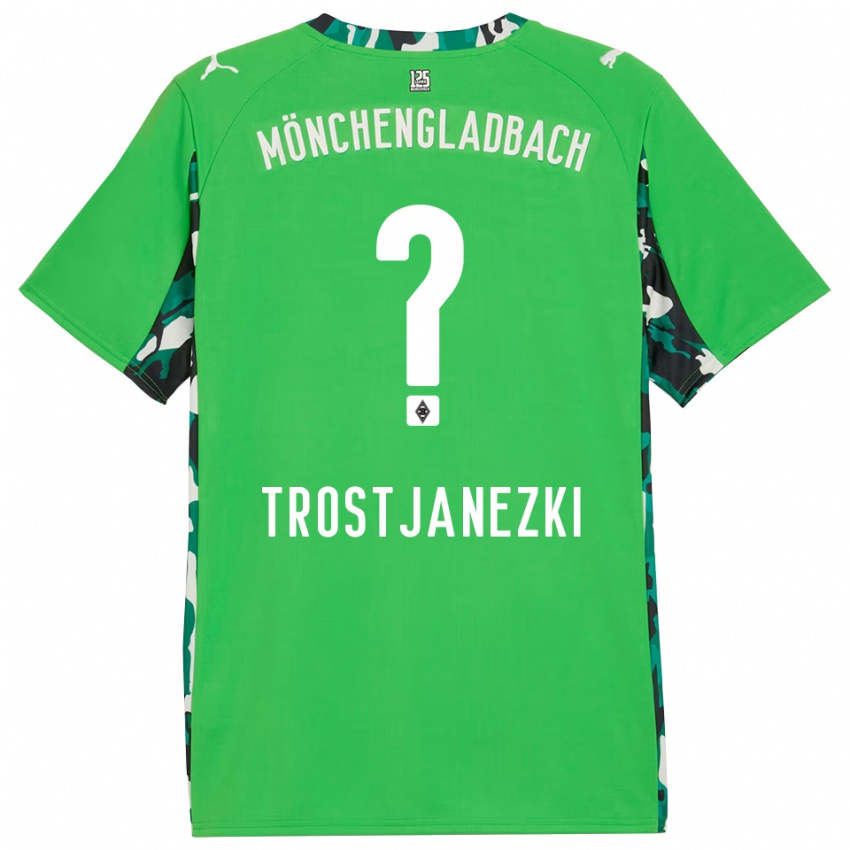 גברים Noel Trostjanezki #0 ירוק שחור הרחק ג'רזי 2025/26 חולצה קצרה