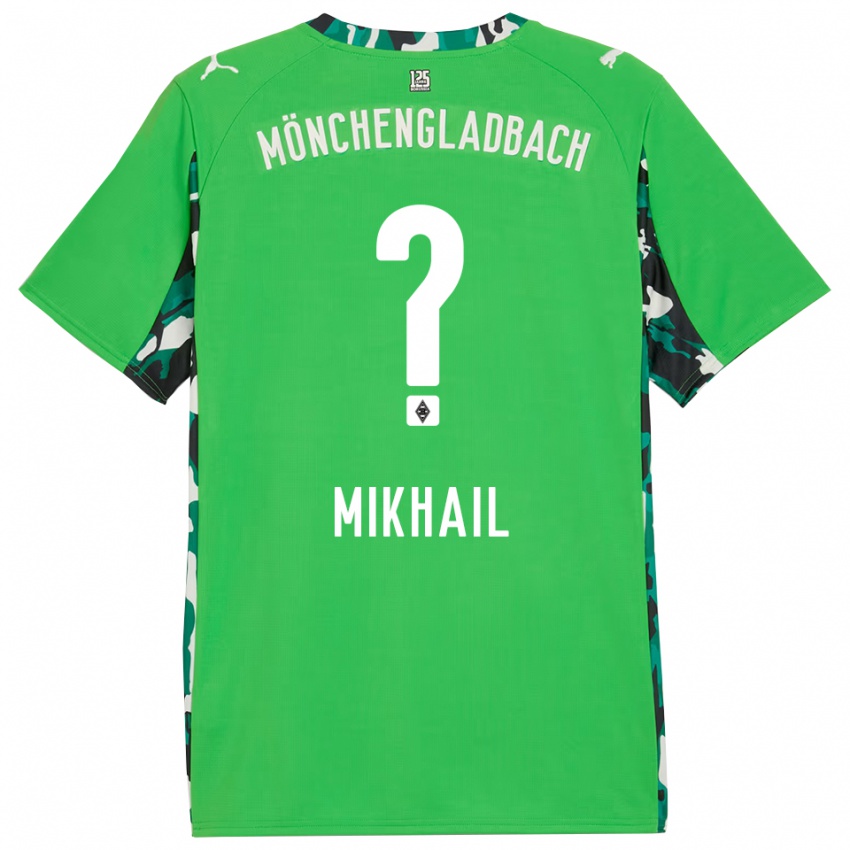 גברים Oliver Mikhail #0 ירוק שחור הרחק ג'רזי 2025/26 חולצה קצרה