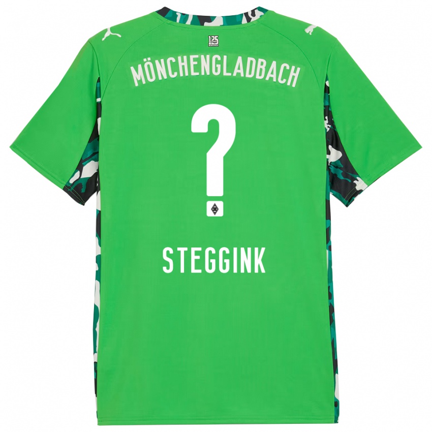 גברים Lennart Steggink #0 ירוק שחור הרחק ג'רזי 2025/26 חולצה קצרה