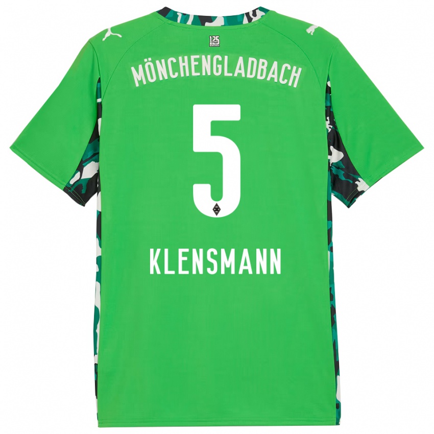 גברים Paula Klensmann #5 ירוק שחור הרחק ג'רזי 2025/26 חולצה קצרה
