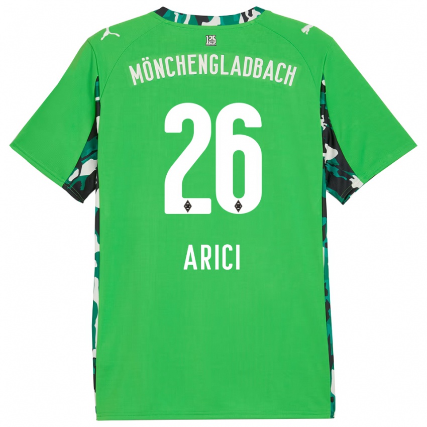 גברים Maresa Arici #26 ירוק שחור הרחק ג'רזי 2025/26 חולצה קצרה