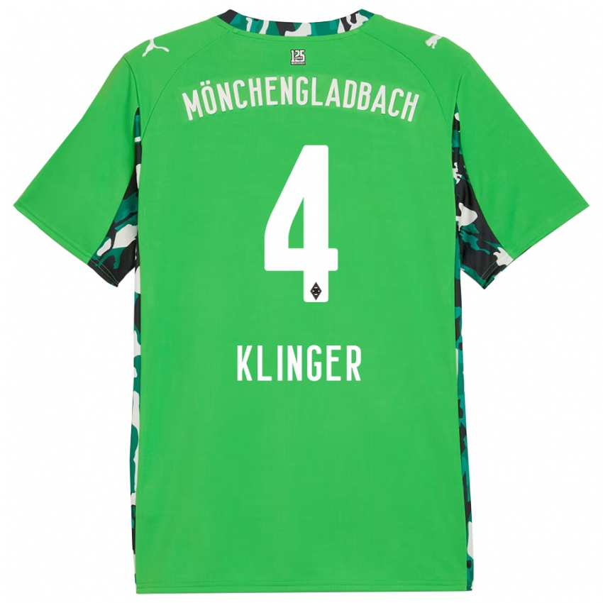 גברים Nina Klinger #4 ירוק שחור הרחק ג'רזי 2025/26 חולצה קצרה