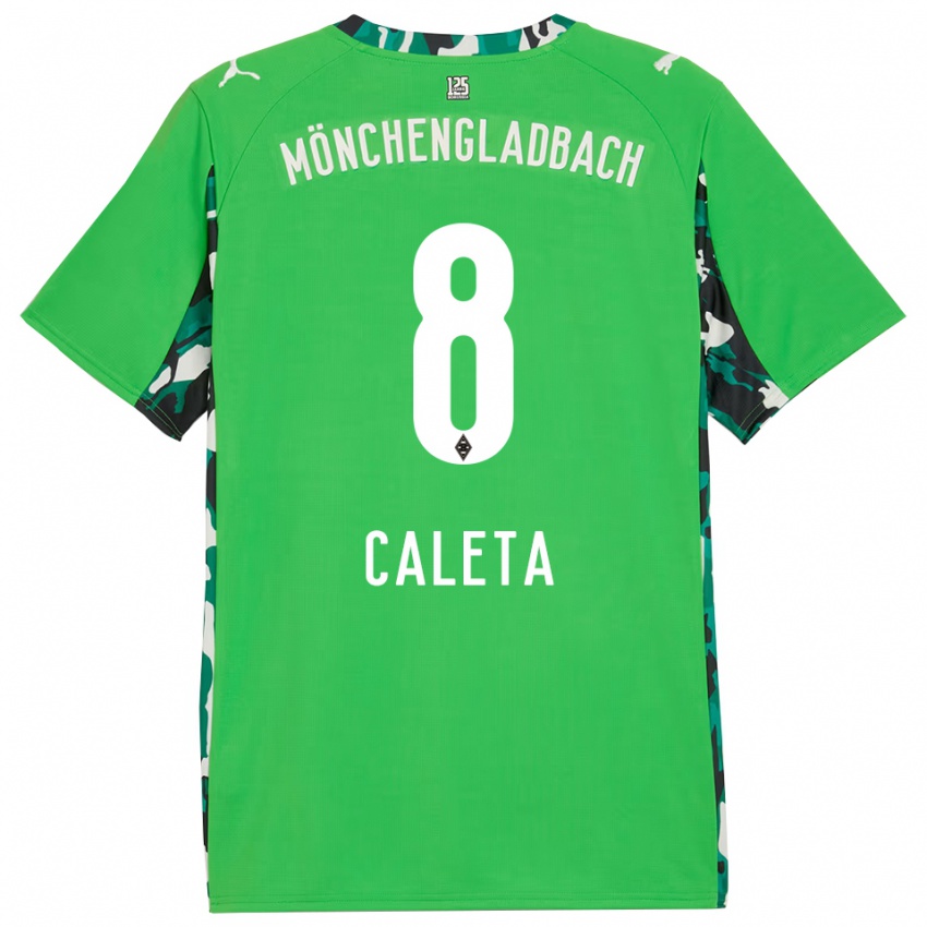 גברים Ivan Caleta #8 ירוק שחור הרחק ג'רזי 2025/26 חולצה קצרה