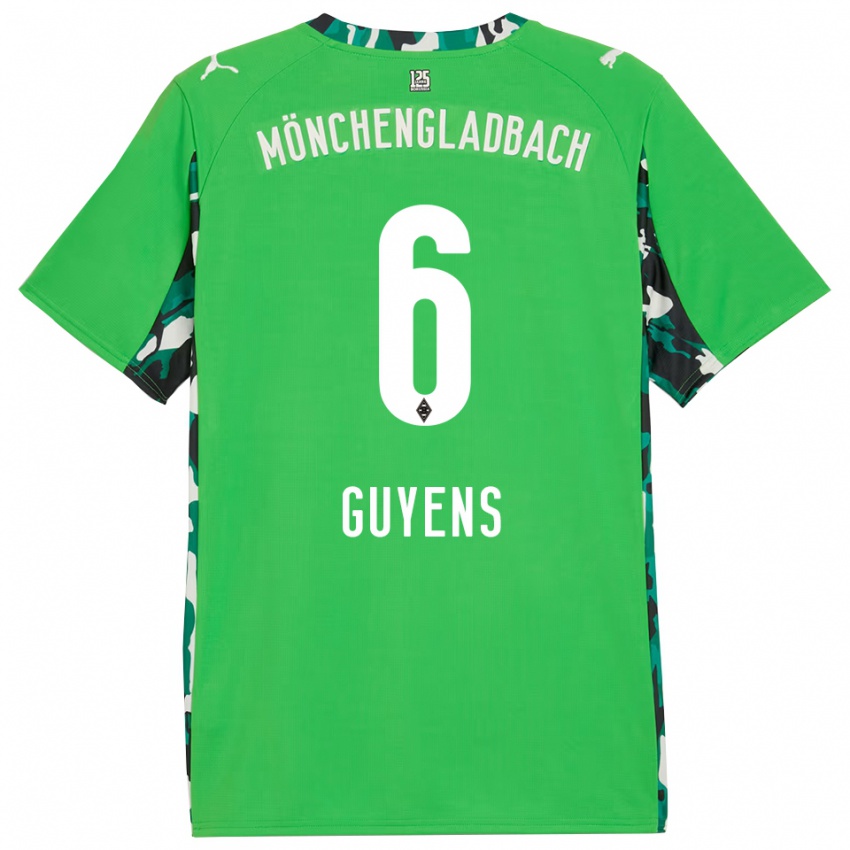 גברים Emily Guyens #6 ירוק שחור הרחק ג'רזי 2025/26 חולצה קצרה
