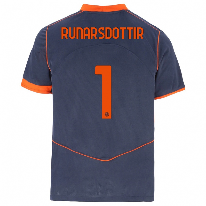 גברים ססיליה ראן רונארסדוטיר #1 אפור כתום ג'רזי קיט שלישי 2025/26 חולצה קצרה