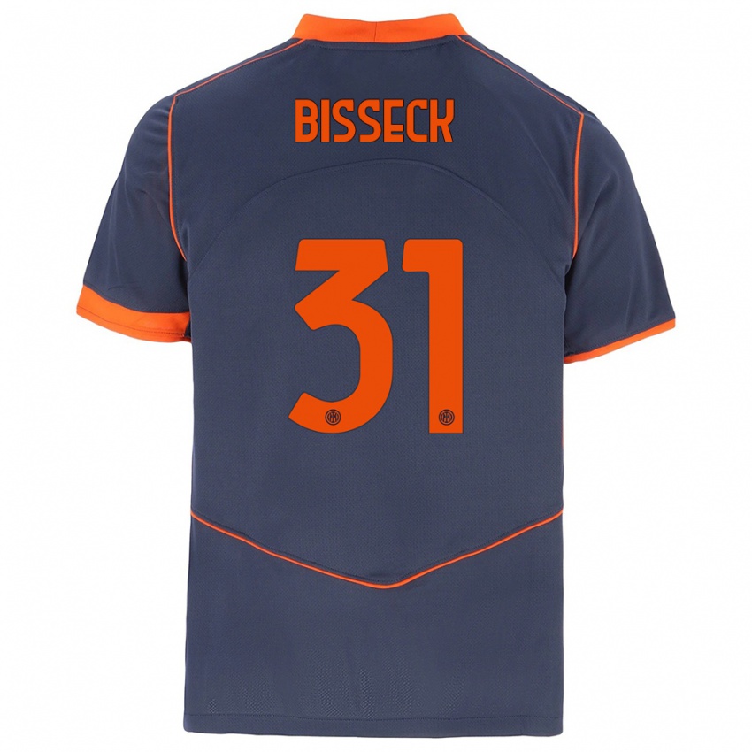 גברים יאן אורל ביסק #31 אפור כתום ג'רזי קיט שלישי 2025/26 חולצה קצרה