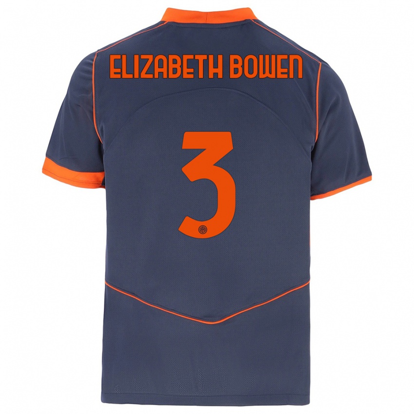 גברים קייטי בוון #3 אפור כתום ג'רזי קיט שלישי 2025/26 חולצה קצרה