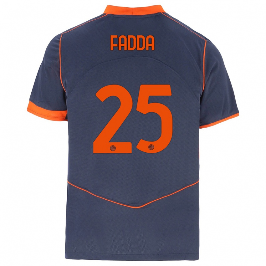 גברים Paola Fadda #25 אפור כתום ג'רזי קיט שלישי 2025/26 חולצה קצרה גברים Paola Fadda #25 אפור כתום ג'רזי קיט שלישי 2025/26 חולצה קצרה