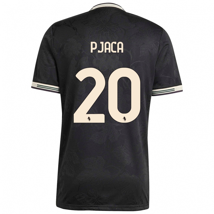 גברים מרקו פיאצה #20 שחור לבן ירוק ג'רזי קיט שלישי 2025/26 חולצה קצרה