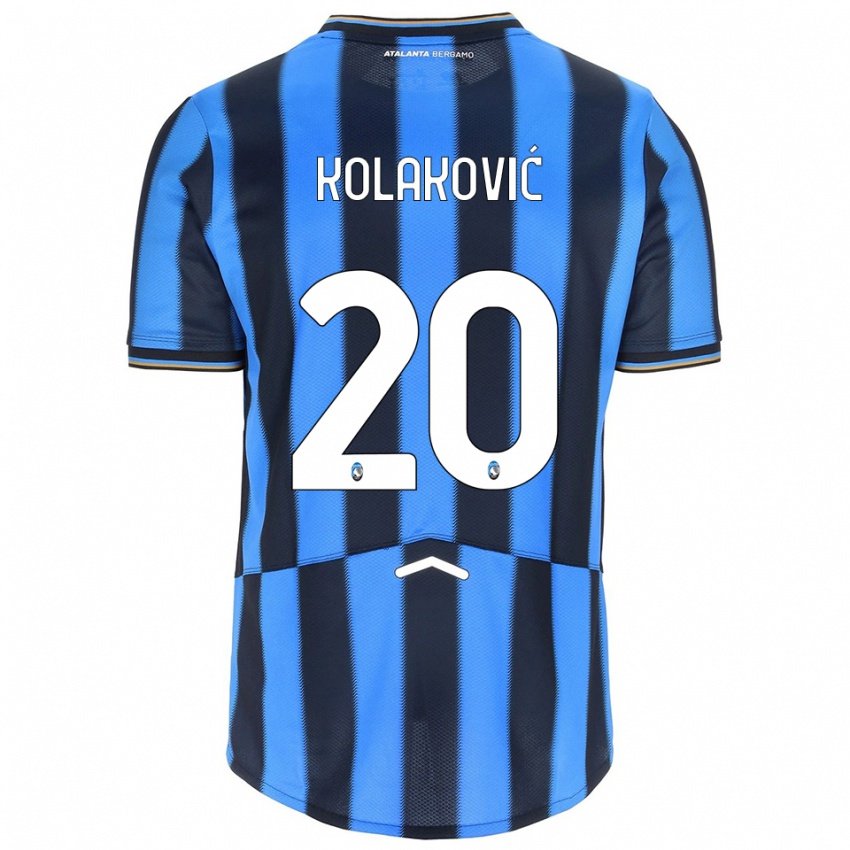 נשים Vinko Kolaković #20 תכלת שחור ג'רזי ביתית 2025/26 חולצה קצרה