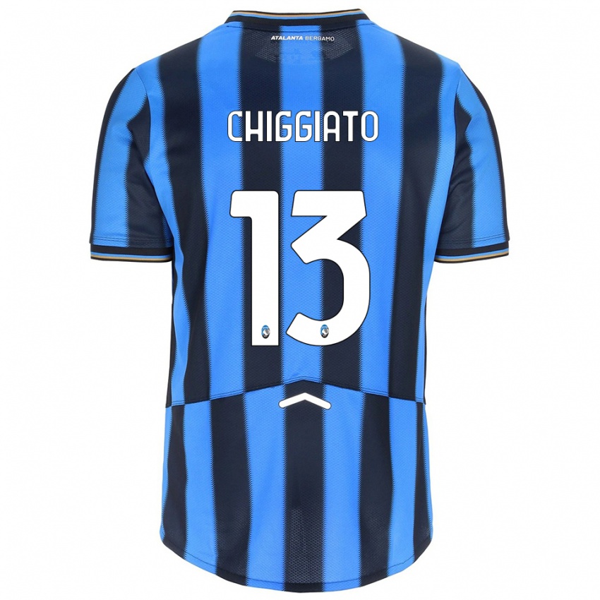 נשים גבריאלה צ'יגיאטו #13 תכלת שחור ג'רזי ביתית 2025/26 חולצה קצרה