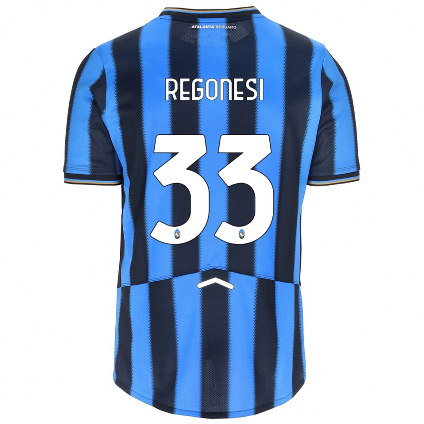 נשים יאקופו רגונזי #33 תכלת שחור ג'רזי ביתית 2025/26 חולצה קצרה